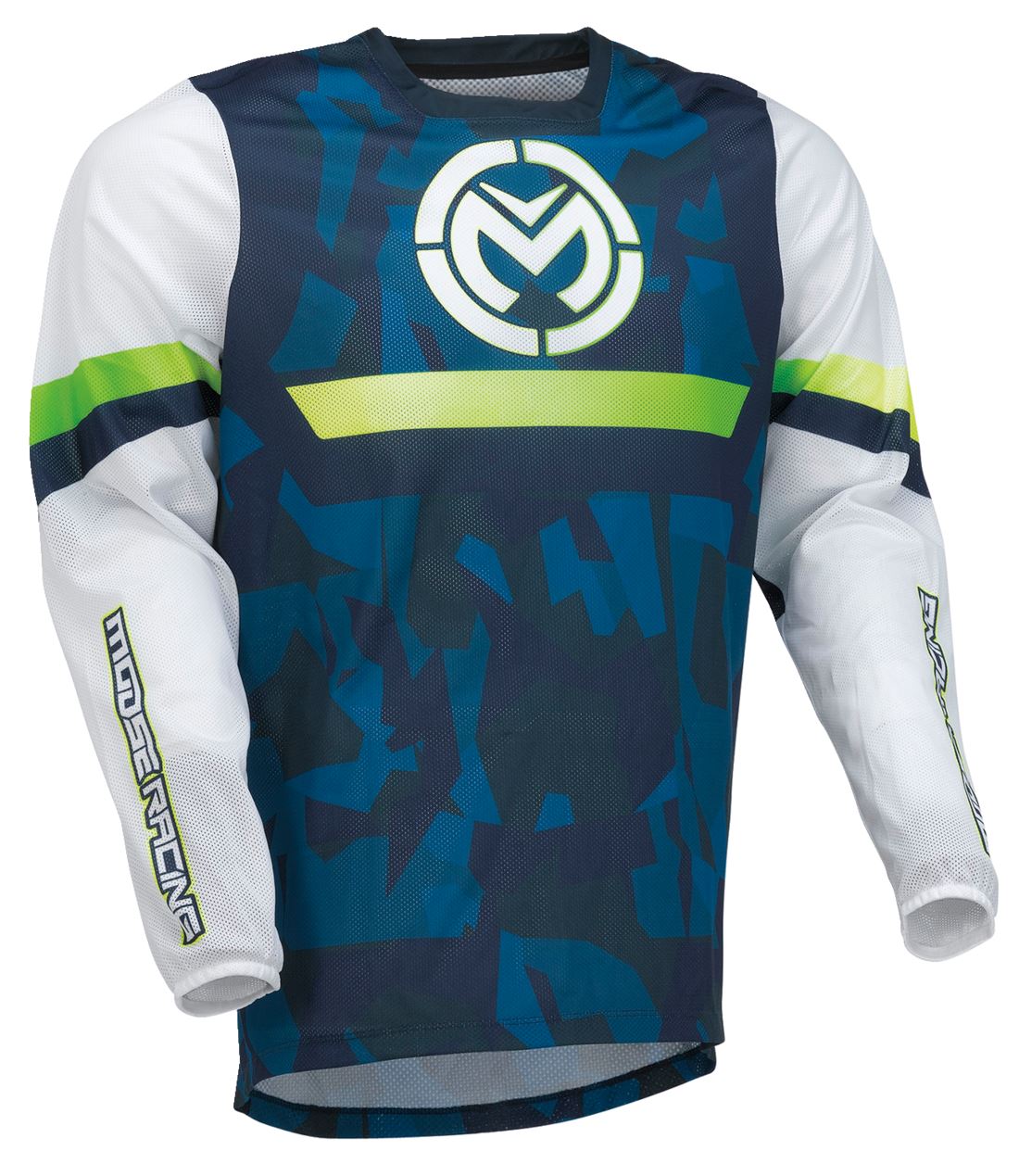 Moose Racing Jersey Sahara Blue/White/Black 24 Model