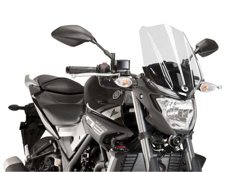 PUIG New Generation Touring Screen Clear for Yamaha MT-03 16-19 8932W
