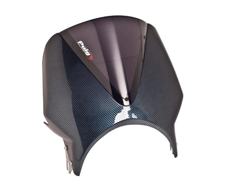 PUIG Black Fairing w/ Vision Screen Dark Smoke for Honda CB600 F Hornet 03-04 005CF