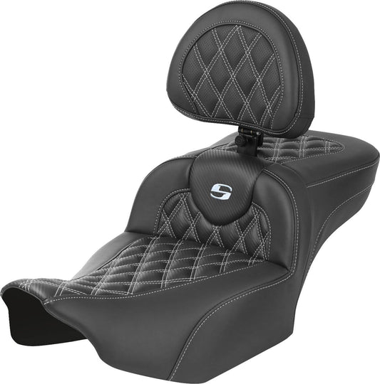Saddlemen Roadsofa Reach Seat With Backrest For HD FLHX 1923 23-24 823-07-207B5
