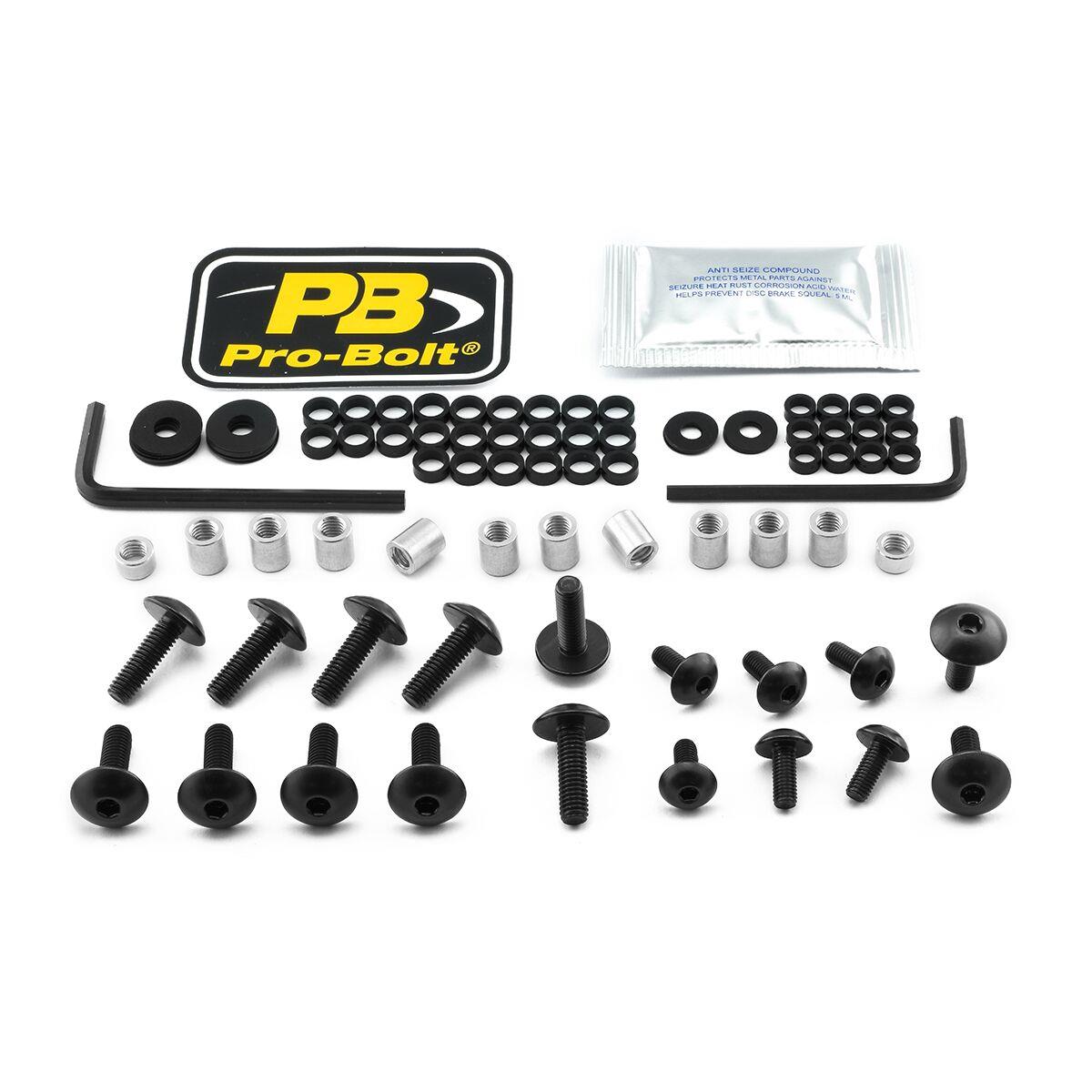 Pro Bolt Aluminium Fairing Bolt Kit For Suzuki GSX-R 1000 R 2017-2025 FSU330BK
