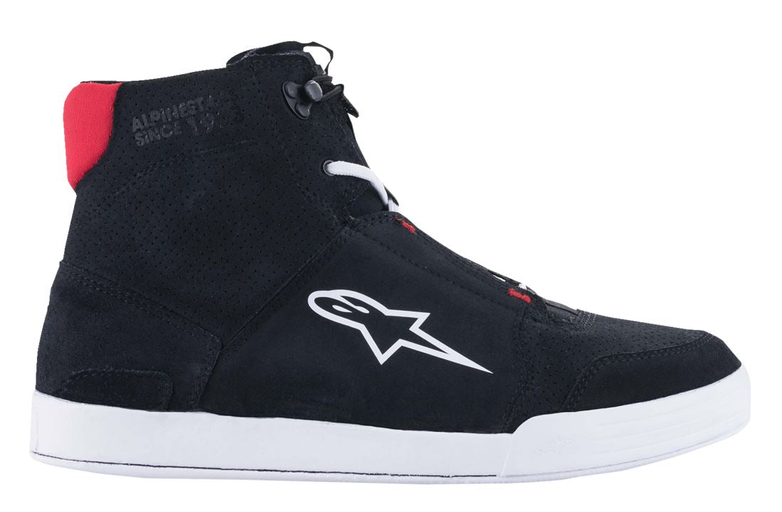 Alpinestars Chrome Shoes White Black Red