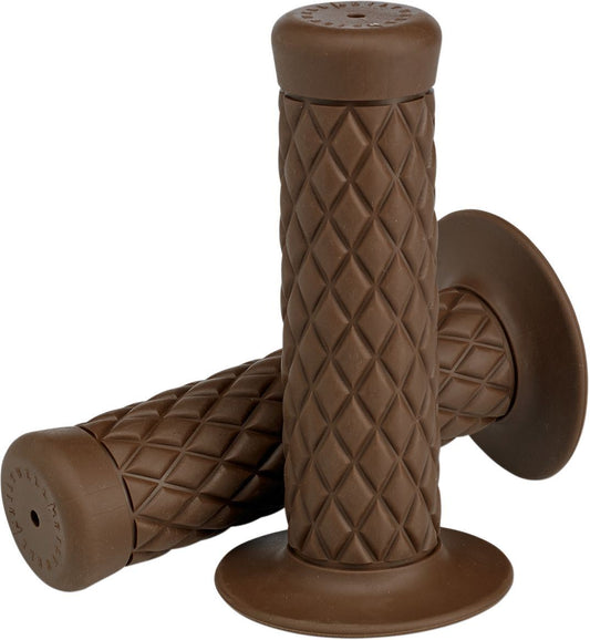 Biltwell Grips Thruster 7/8″ 22mm Chocolate To Fit Harley V-Twin