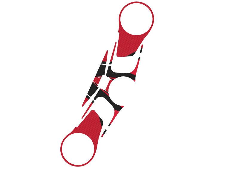 Puig Radikal Yoke Protector Red 3841N