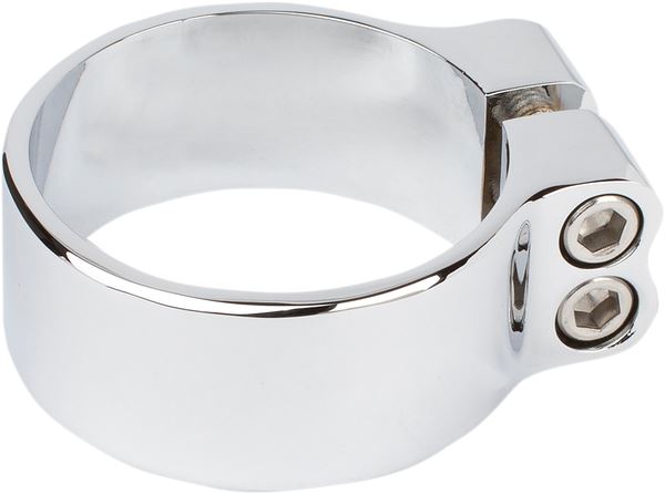 Arlen Ness Super Clamp Exhaust Clamp Radius 2.5 Stainless Steel Chrome 05-943