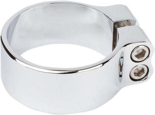 Arlen Ness Super Clamp Exhaust Clamp Radius 2.5 Stainless Steel Chrome 05-943