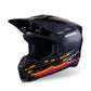 ALPINESTARS SM3 Force Helmet BLACK-GLO 2025 Model