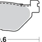 Sbs LS Street Excel Sintered Rear Brake Pads For Yamaha XVS 950 C 01-21 769LS