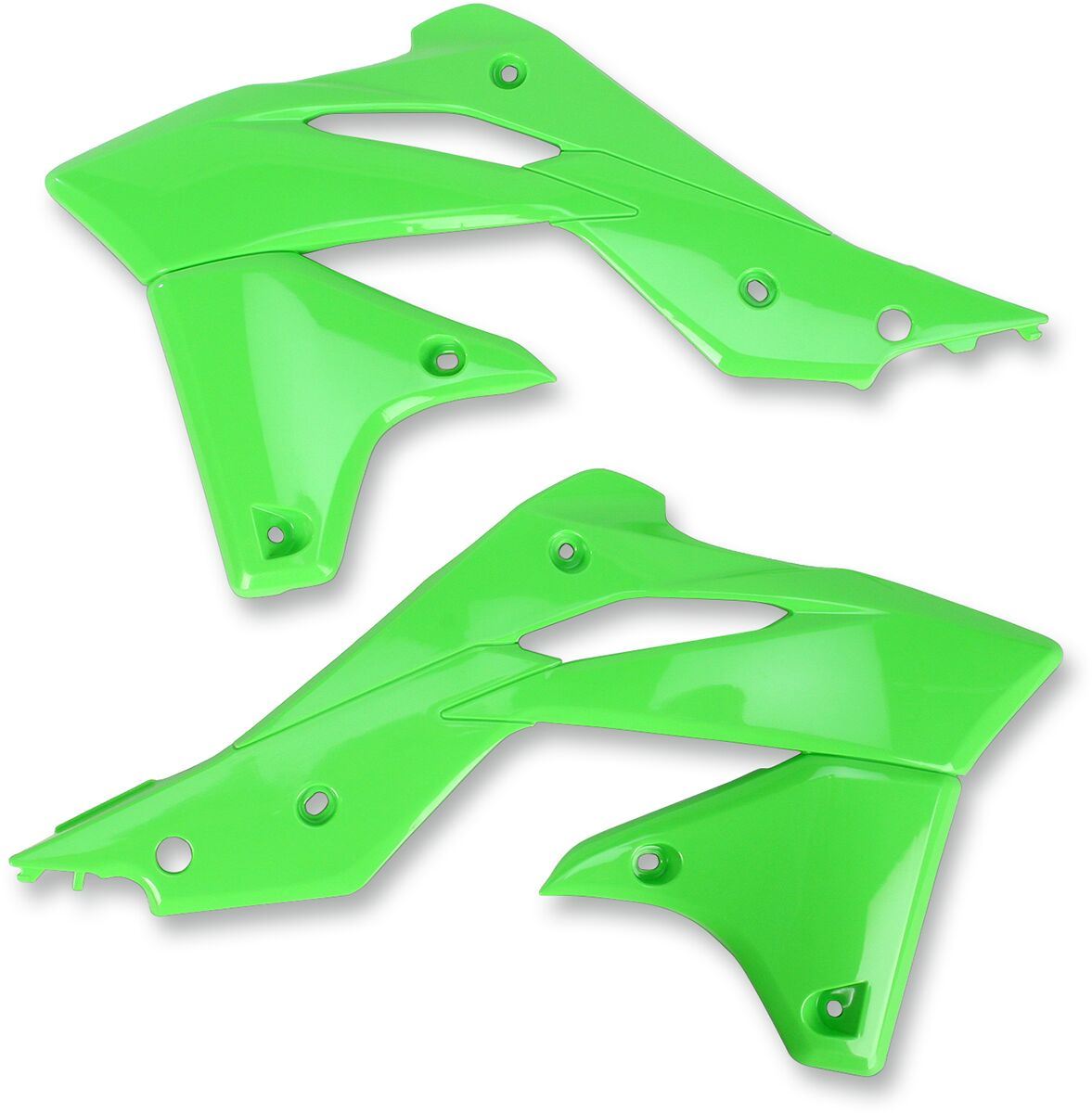 UFO RADIATOR COVERS KAWASAKI KXF250 KX-GREEN KA04725026