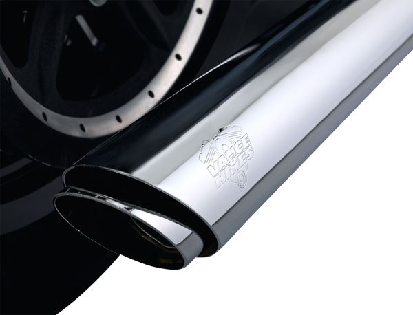 Vance & Hines 3" Twin Slash Slip-On Mufflers Chrome For HD XL 883 N 14-22 16361