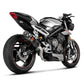 Akrapovic Slip-On Line Muffler CF For Triumph Street Triple 765 RS 17-23 S-T7SO2-APC