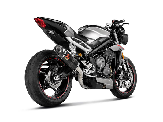 Akrapovic Slip-On Line Muffler CF For Triumph Street Triple 765 RS 17-23 S-T7SO2-APC