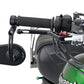 Daytona Aluminum Bar End Mirror Black Side View Handlebar End E-Marked 89474