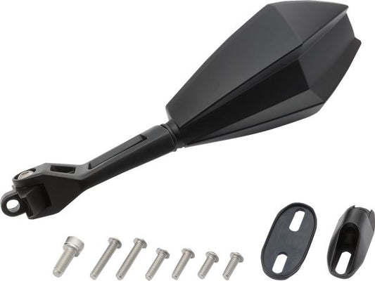 Daytona Black Side View Fairing Set Left ECE-Approved Aluminum ABS Mirror 80715