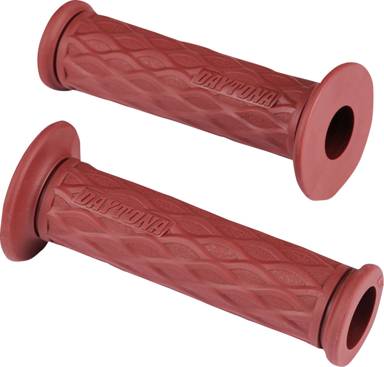 Daytona GRIPPYGRIP GGD-Nami Grip Red 7/8 Handlebar Open End Pair 88563