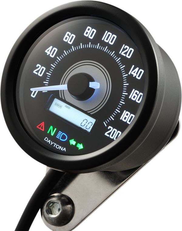 Daytona Velona60 ODO 0-99.999 km/miles Black Blue White Speedometer 88642