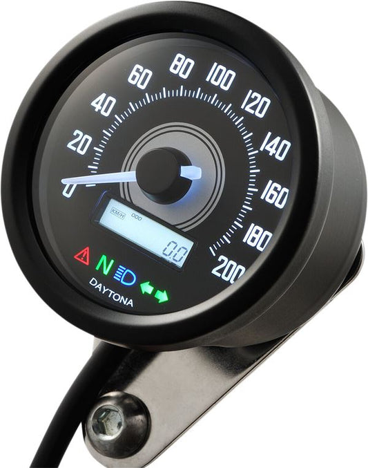 Daytona Velona60 ODO 0-99.999 km/miles Black Blue White Speedometer 88642