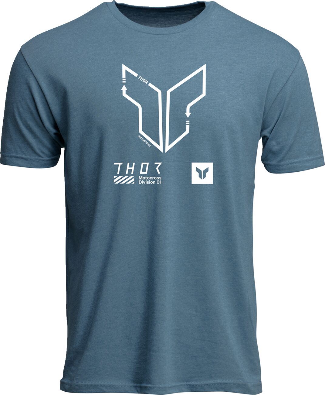 THOR Trax T-Shirt HEATHER SLATE BLUE 2025 Model