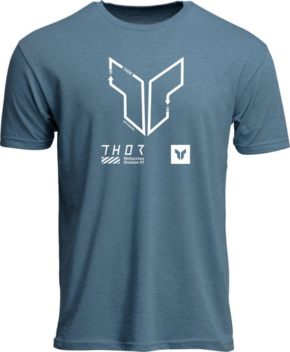 THOR Trax T-Shirt HEATHER SLATE BLUE 2025 Model