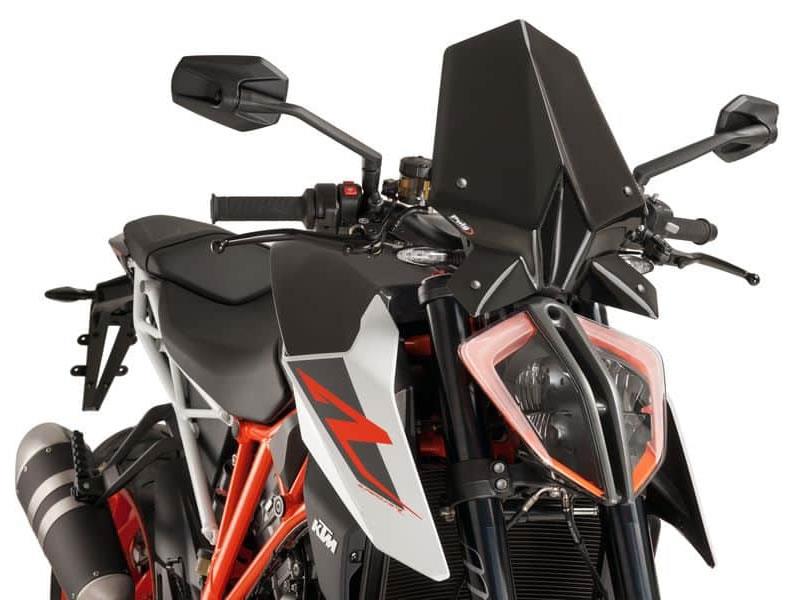 PUIG New Generation Touring Screen Black for KTM 1290 Super Duke R 17-19 9692N