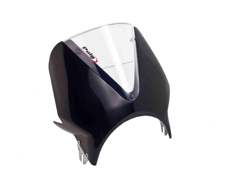 Puig Black Fairing With Vision Screen Clear 5531G