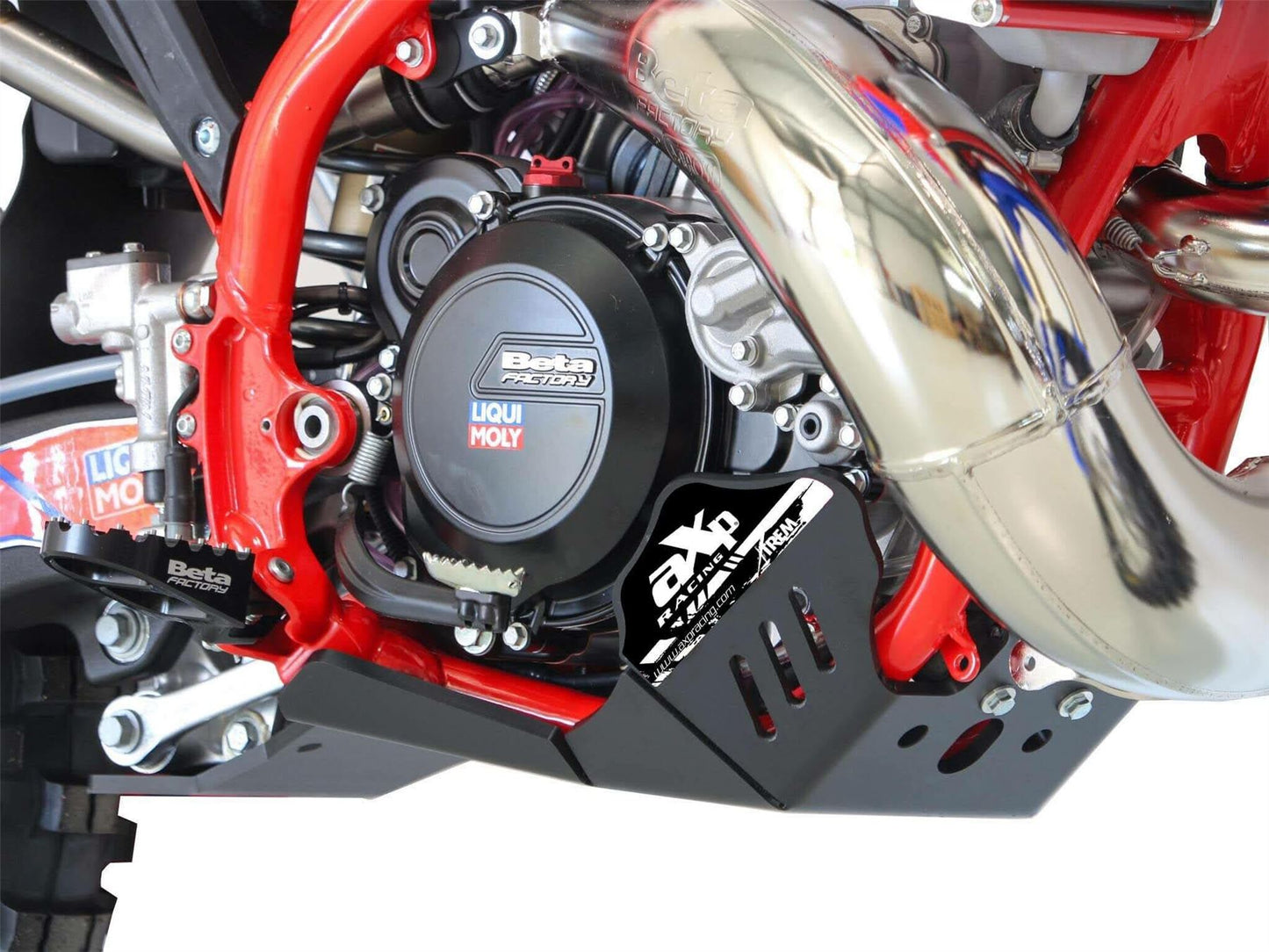 AXP Racing Xtrem Skid Plate For Beta RR 250 2024-2025 HDPE Lightweight AX1752