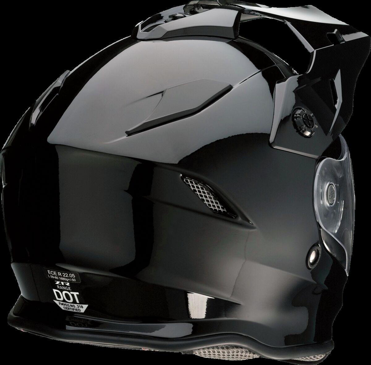 Z1R Range 2.0 Gloss Black Motorcycle Helmet