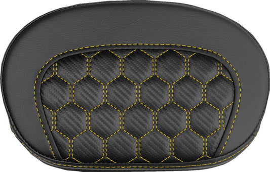 Saddlemen Mini Contour Sissy Bar Pad Black Gold Saddlehyde 061019007