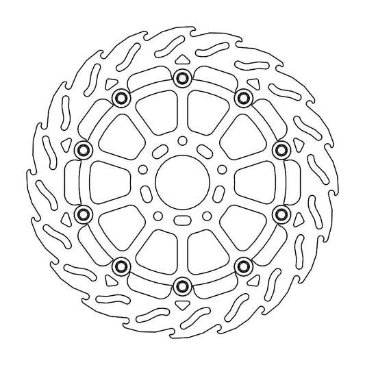 Moto-Master Flame Series Floating Rotor For KTM Duke 790 2018-2024 112330