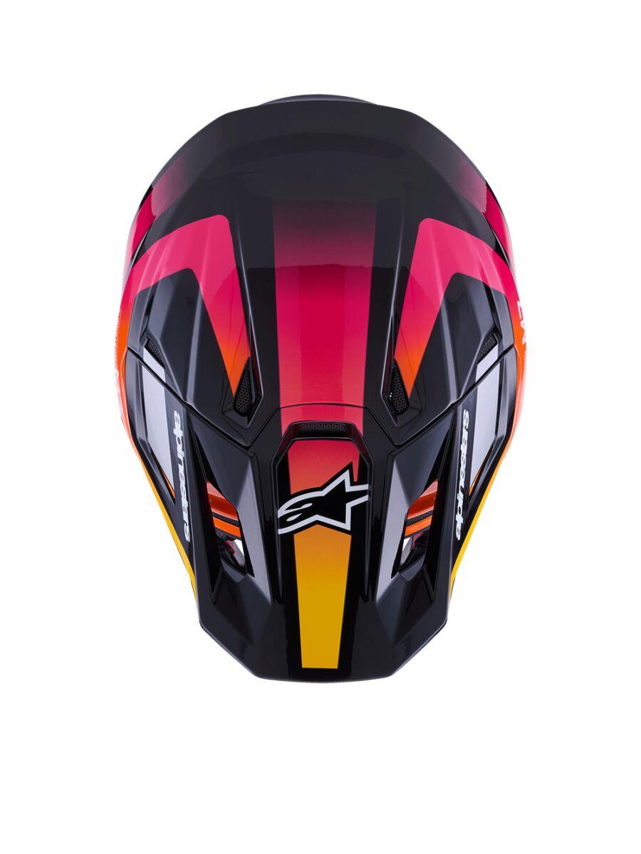 ALPINESTARS SM7 Rise Helmet BLK/YL/PINK 2025 Model