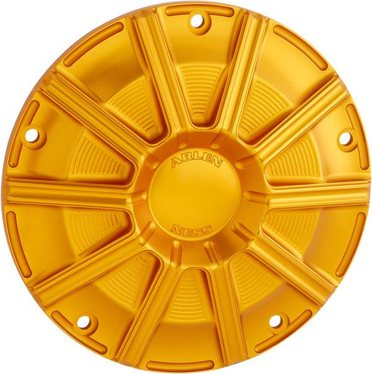 Arlen Ness 10-Gauge Derby Cover Gold For HD FLHRXS 1868 ABS 16-24 700-004