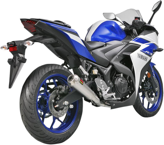 Akrapovic Racing Line Exhaust System Silver SS For Yamaha YZF-R25 15-24 S-Y2R1-CUBSS