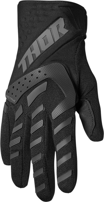 THOR Youth Spectrum MX Motorcross Gloves Black 2023 Model