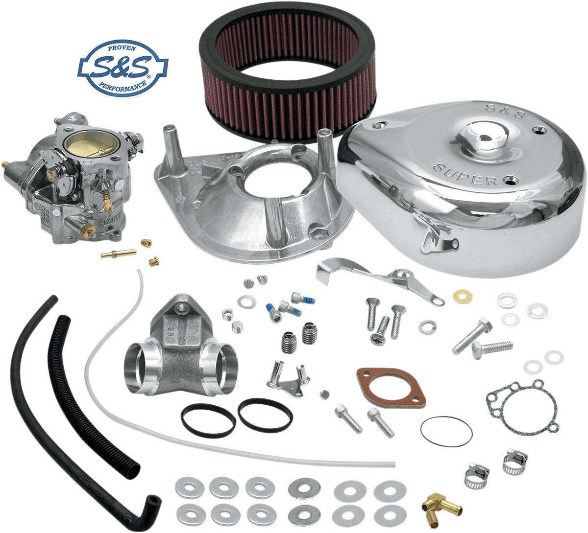S&S Cycle Super E Carburetor Kit With Manifold Harley FLHS 1340 86-90 11-0408
