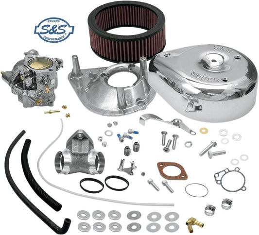 S&S Cycle Super E Carburetor Kit With Manifold Harley FLHS 1340 86-90 11-0408