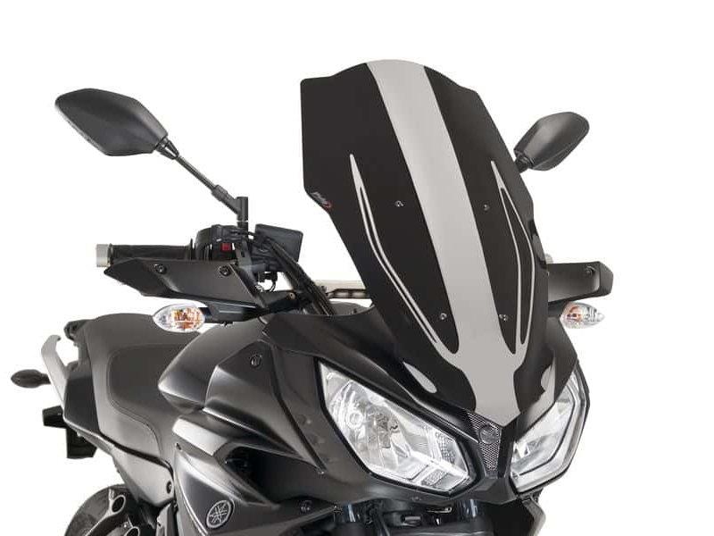PUIG Touring Screen Black for Yamaha MT-07 Tracer/Tracer 700/GT 16-19 9212N
