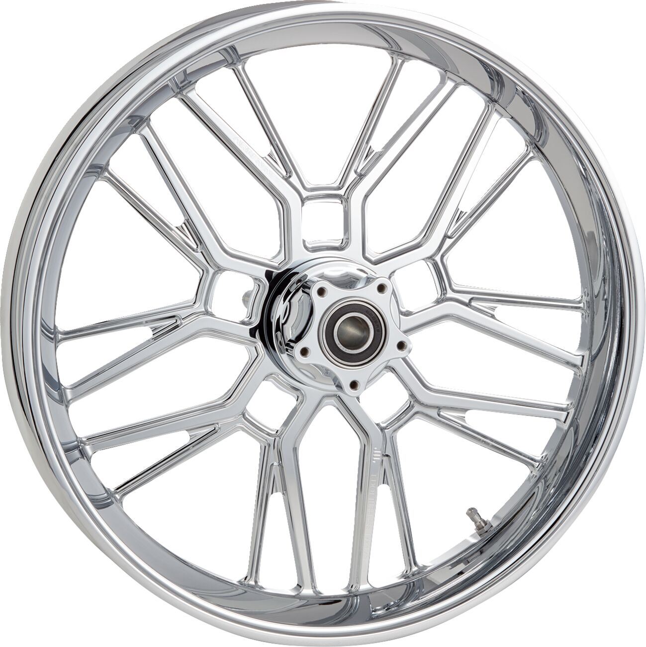 Arlen Ness Split-Spoke Chrome Silver 21X3.5 Aluminum 330-005