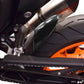 Puig Rear Mudguard Extender Matt Black 9514F