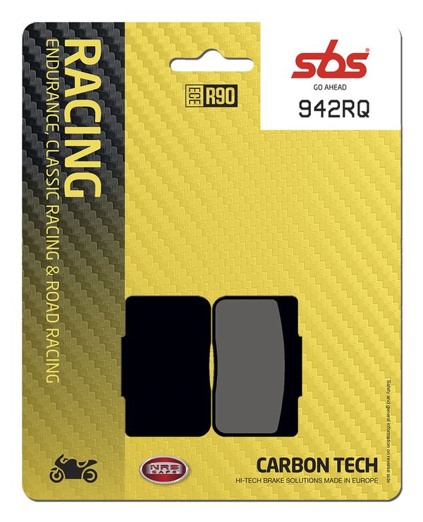 Sbs RQ Road Racing Carbon Tech Brake Pad For BMW S 1000 HP4 Race 2018 942RQ