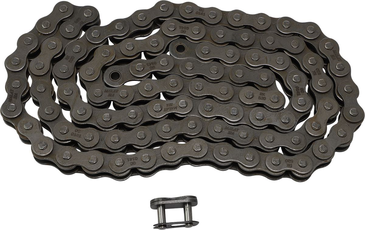 RK Motorcycle Drive Chain 520 98L NONSEAL Natural 52098CL