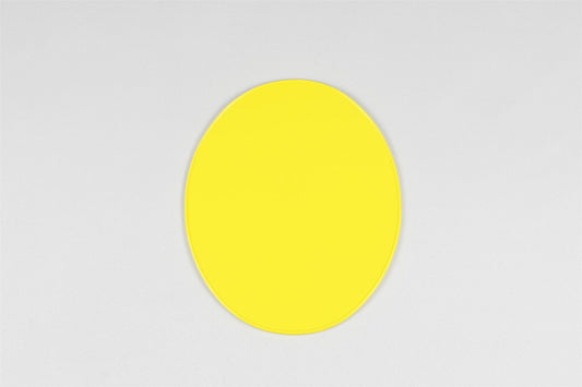 UFO VINTAGE UNI OVAL PLATE (SINCE 70) YELLOW ME08046D