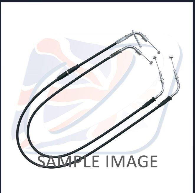 Venhill Throttle Cable For Kawasaki VN 800 1996-2005 Black Set K02-4-122-BK