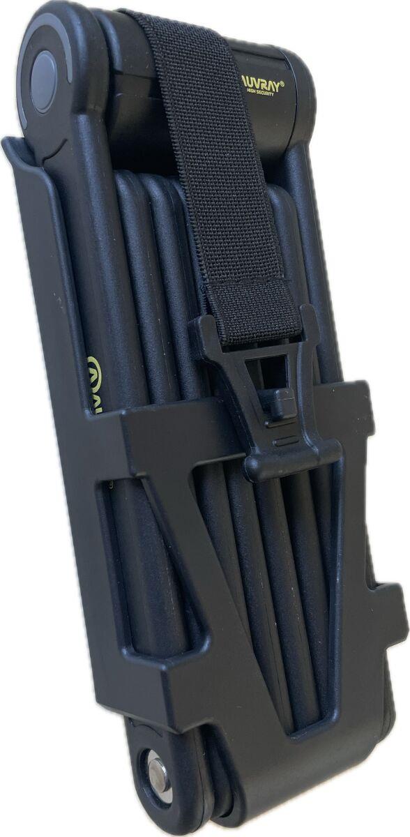 Auvray Folding Lock High Security 110cm Universal With 2 Keys Black ACL110AUV