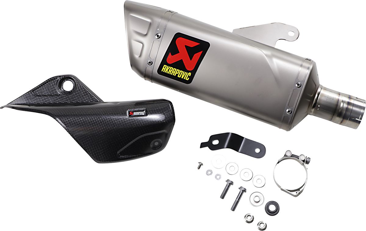 Akrapovic Slip-On Line Muffler TI For Yamaha YZF-R1 1000 15-24 S-Y10SO18-HAPLT