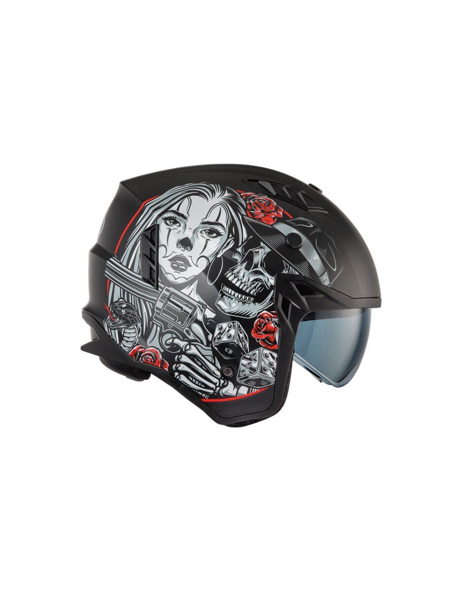 PREMIER HELMETS Subverter Motorcycle Helmet DB 9 Grey