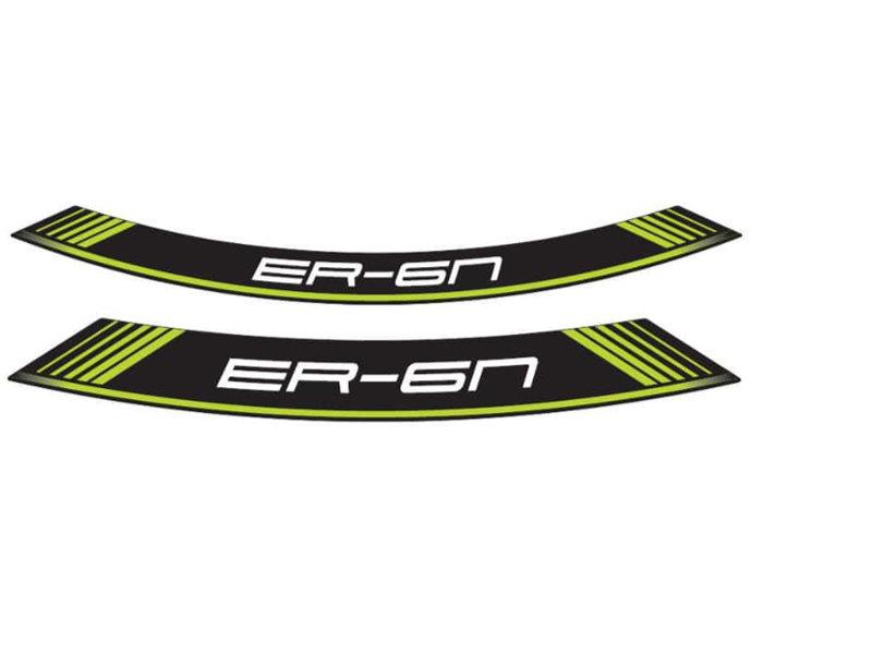 Puig Wheel Rim Stickers Green 9262R