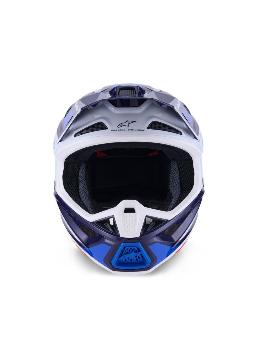 ALPINESTARS SM7 Rise Helmet BLUE/WHITE 2025 Model