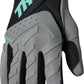 THOR Youth Spectrum MX Motorcross Gloves Black/Gray/Mint 2023 Model