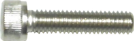 WSM Socket-Head Cover Bolt 6mm x 25mm SS Silver Allen Type Each 014-106