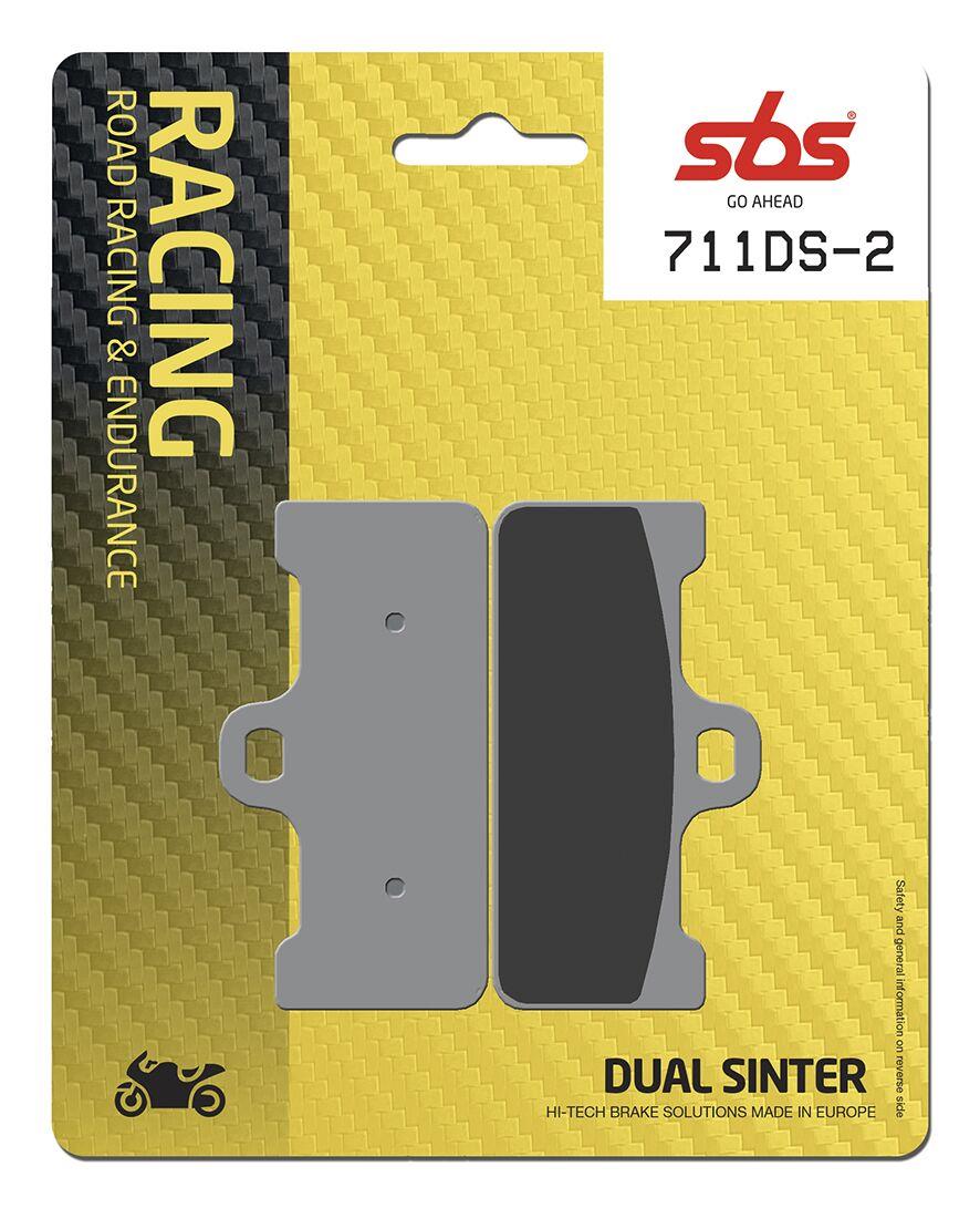 Sbs DS Racing Dual Sintered Brake Pads Sintered Metal Set 711DS-2
